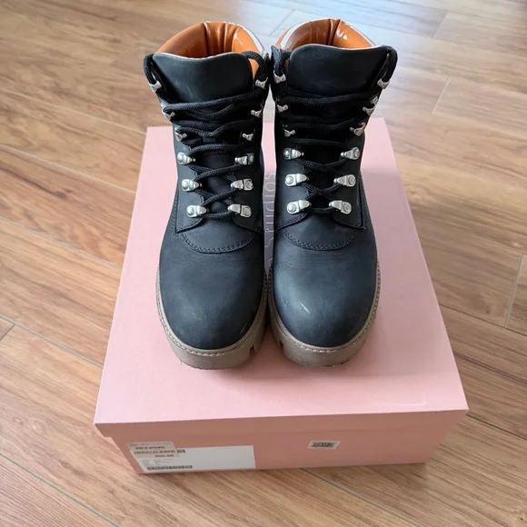 Acne Studios Telde hiker boots in black size 35 - Picture 3 of 4